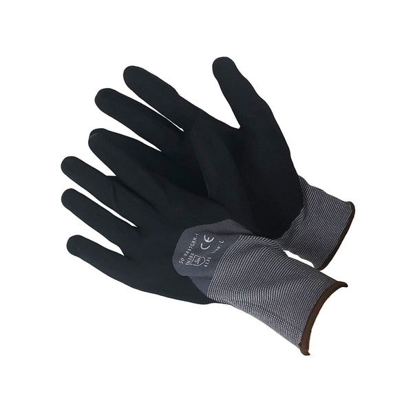 15 Gauge Grey Nylon & Spandex Shell with Nitrile Coating 50-8837GBK