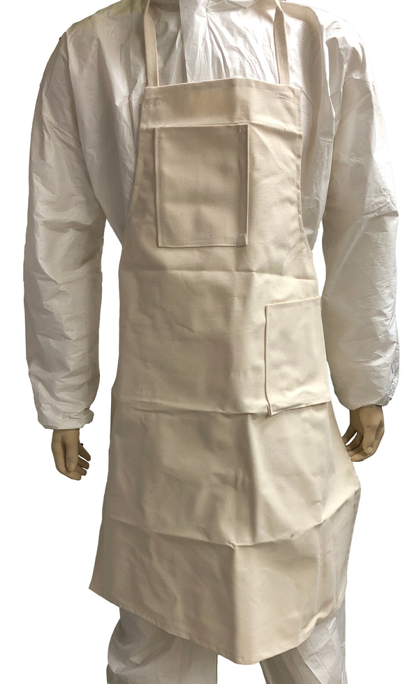 White Canvas Apron 10-2734WC2P